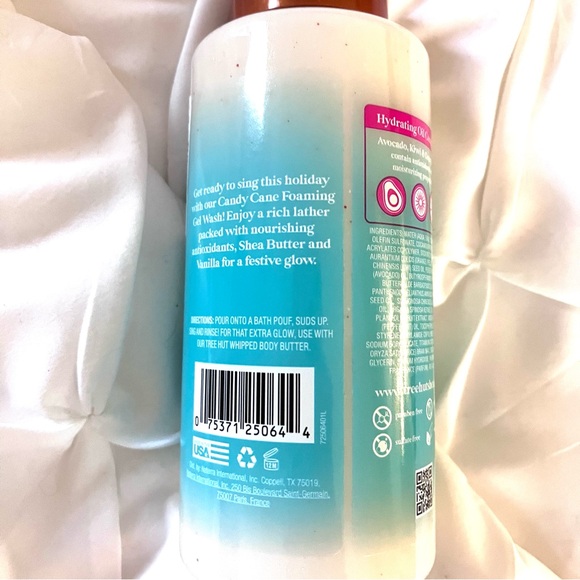 Tree Hut Candy Cane Foaming Gel Body Wash, Brand New & Sealed - Picture 3 of 4